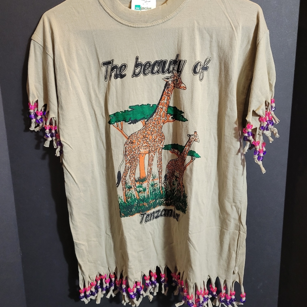 Handmade "The Beauty of Tanzania" shirt